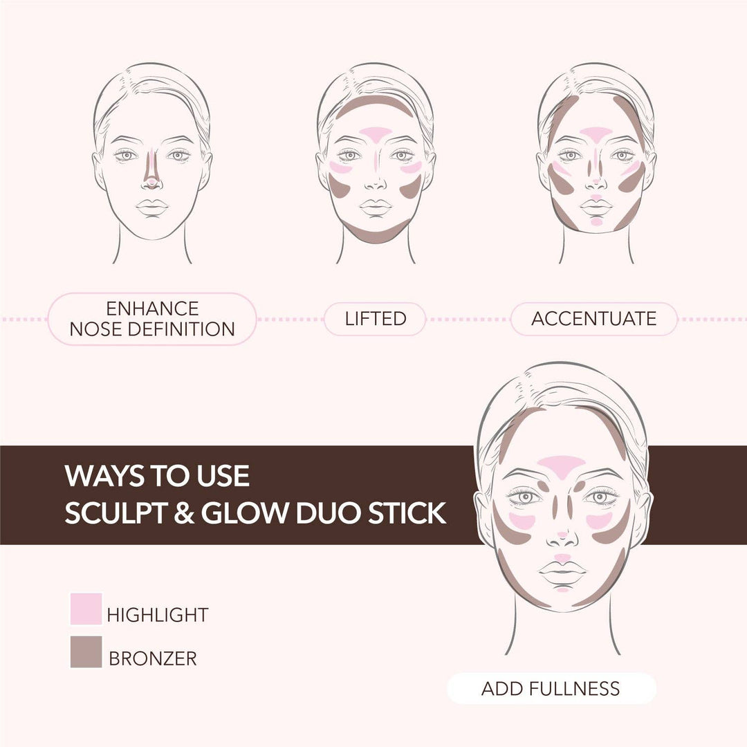 Sculpt & Glow Duo Stick (100, Fun Day Out)