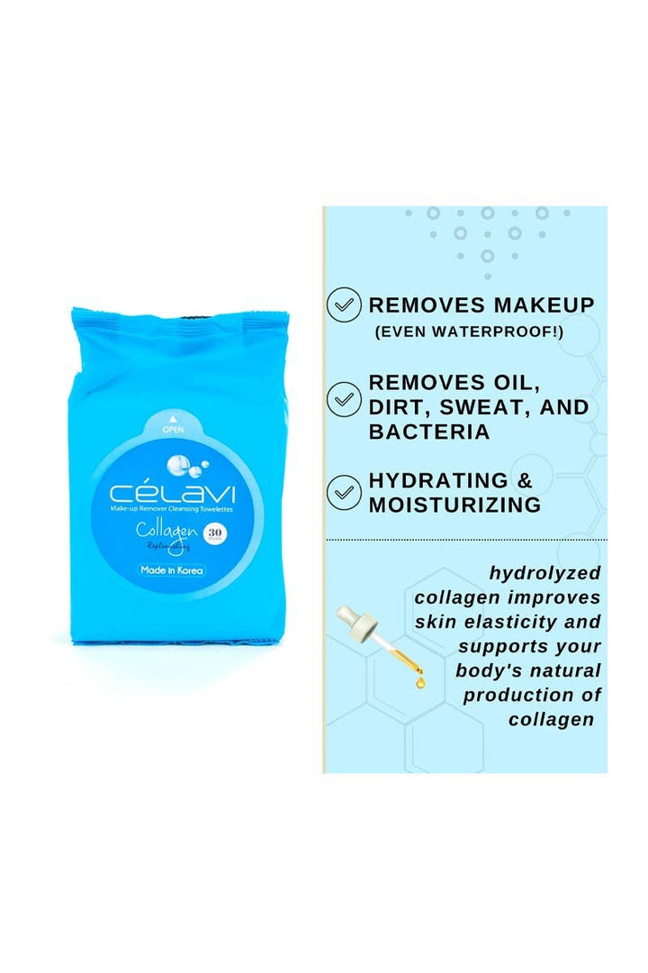 Makeup Remover Wipes - Collagen