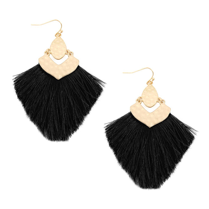 Boho-Chic Elegant Fringe Tassel Drop Earrings