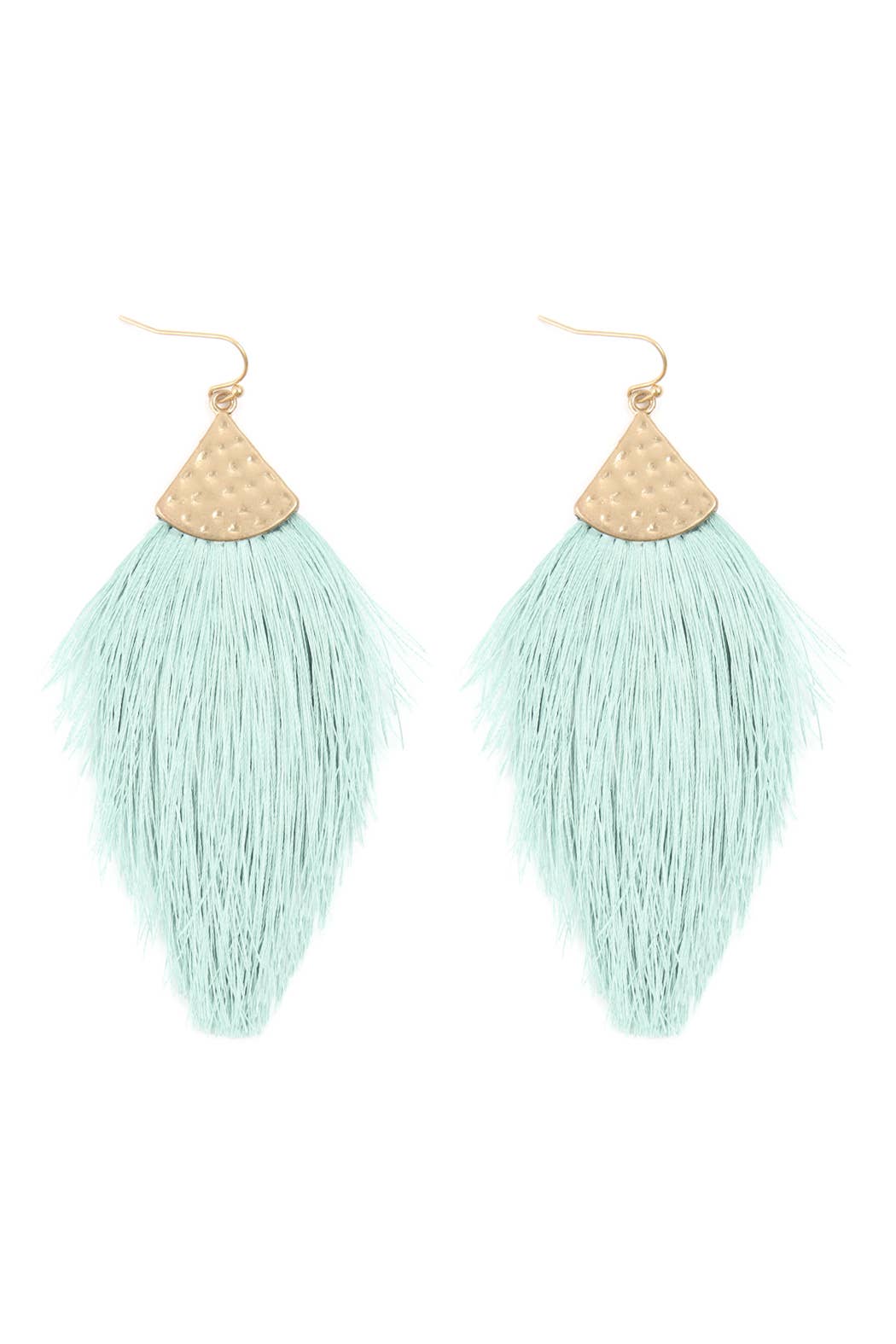 Thread Tassel Drop Earrings