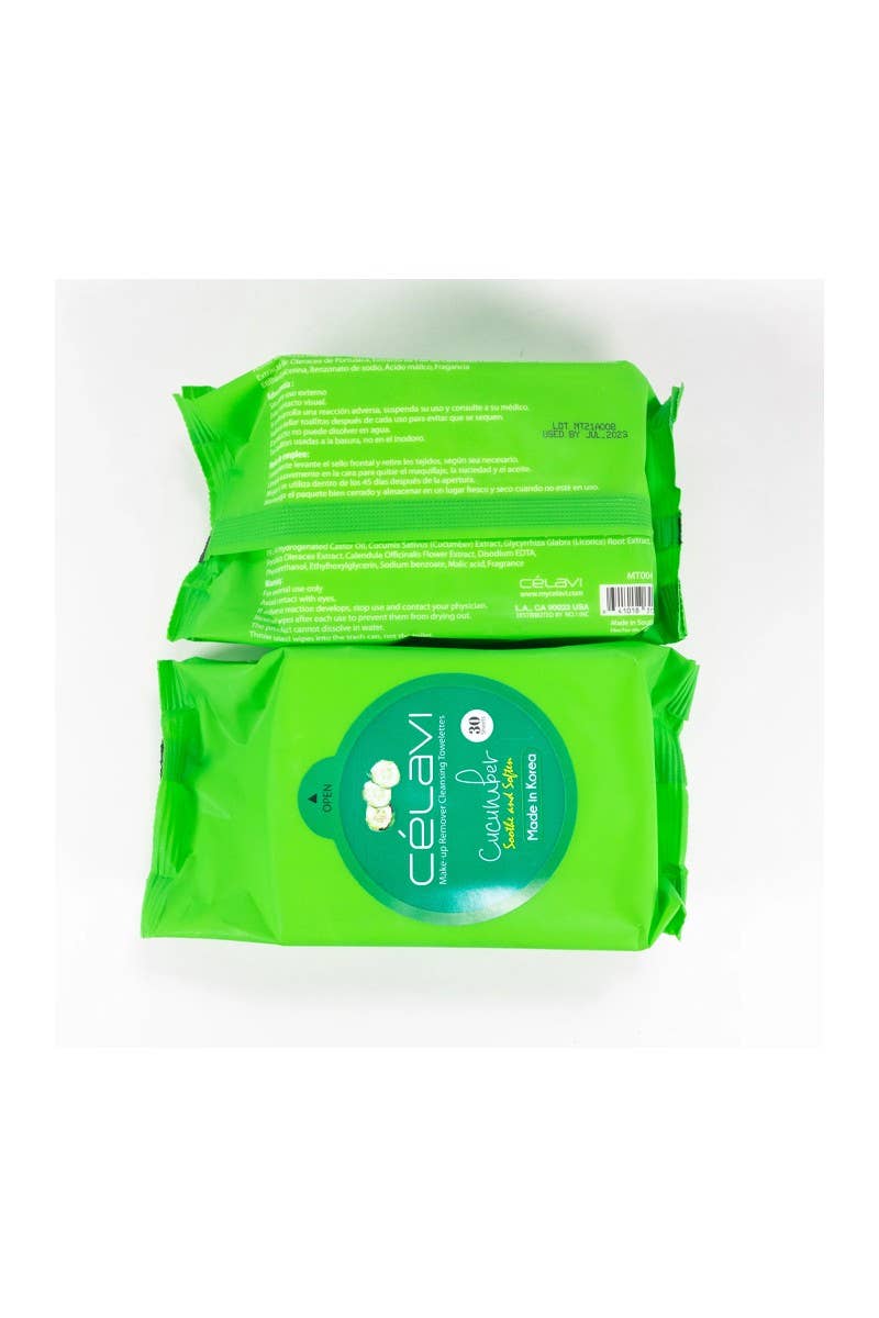 Makeup Remover Wipes - Cucumber
