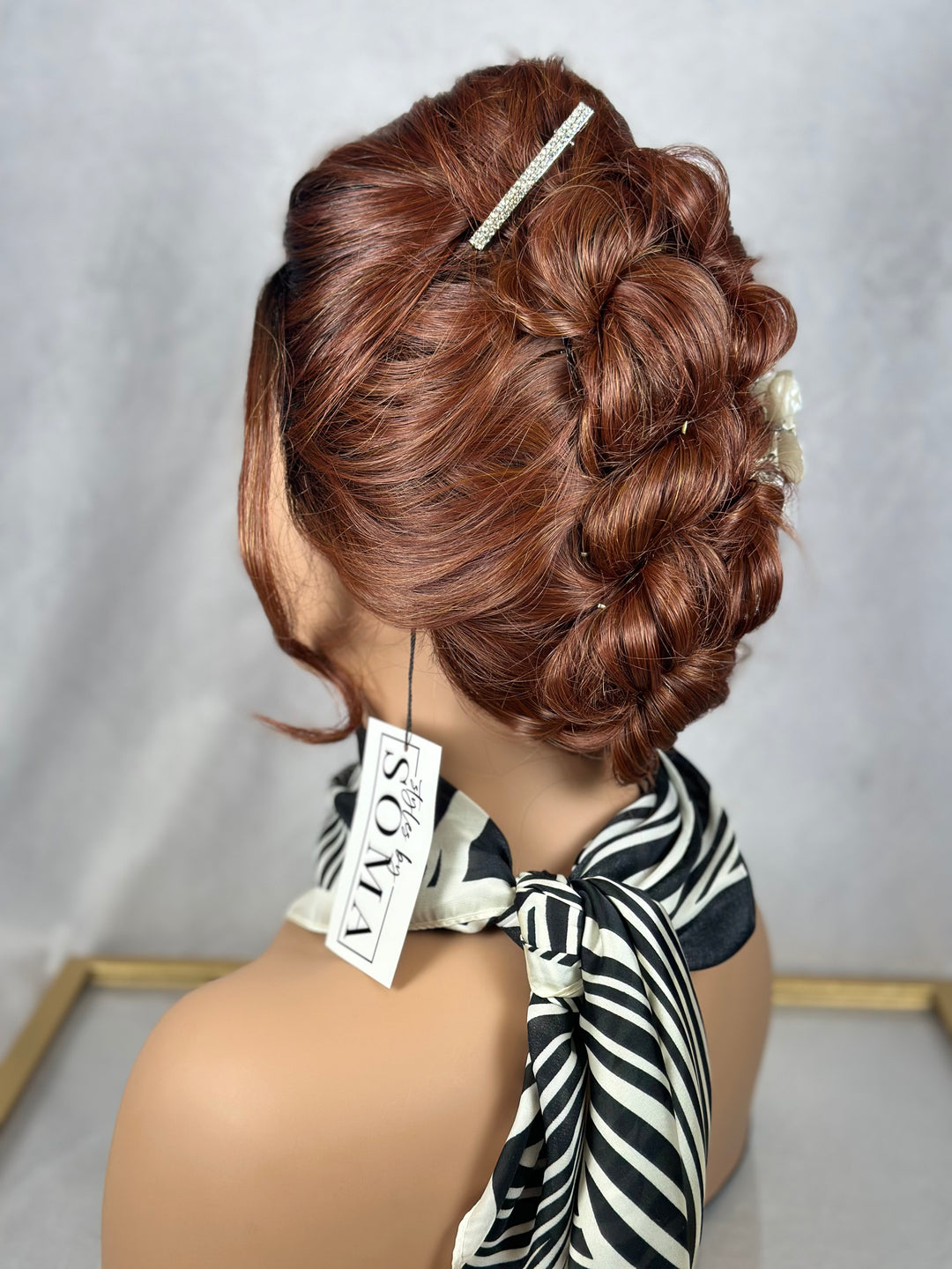 PRE-STYLED - GORGEOUS GODDESS - Cinnamon Glaze