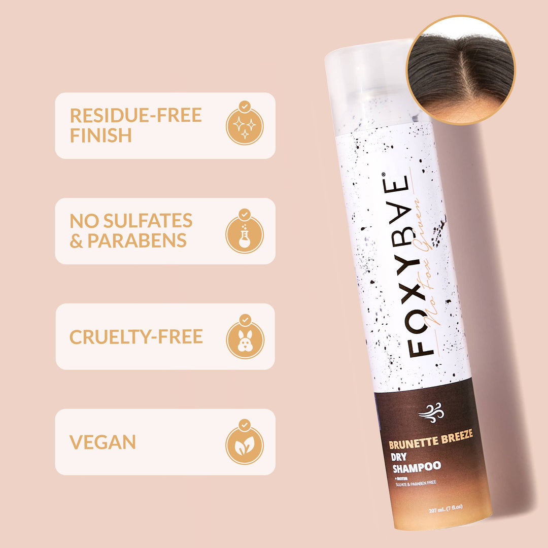 FOXYBAE Brunette Breeze Dry Shampoo + Biotin
