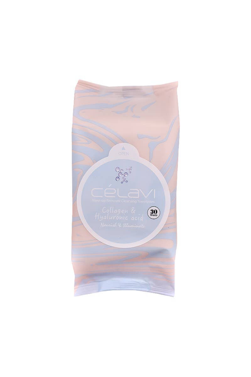 Makeup Remover Wipes - Collagen & Hyaluronic Acid