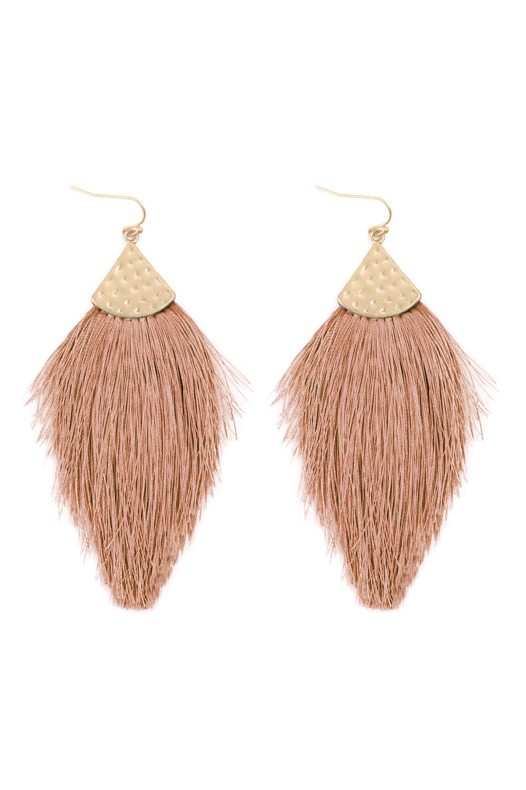 Thread Tassel Drop Earrings