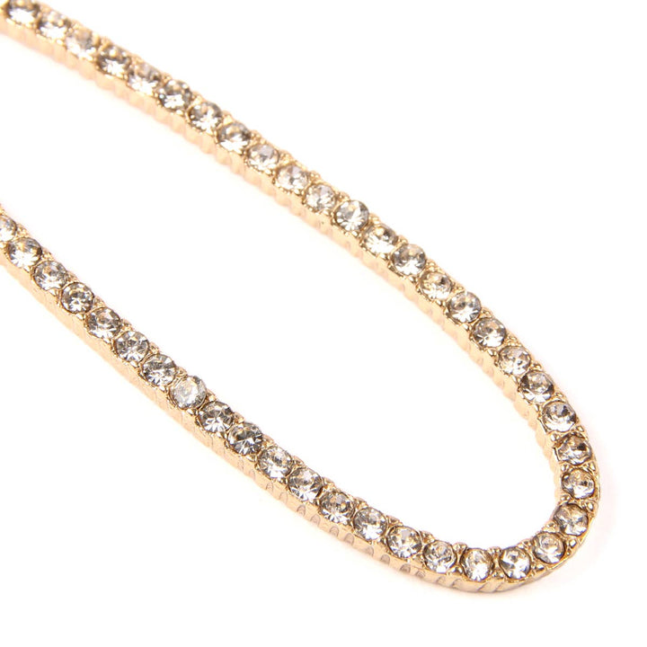 Long Teardrop Rhinestone Earrings