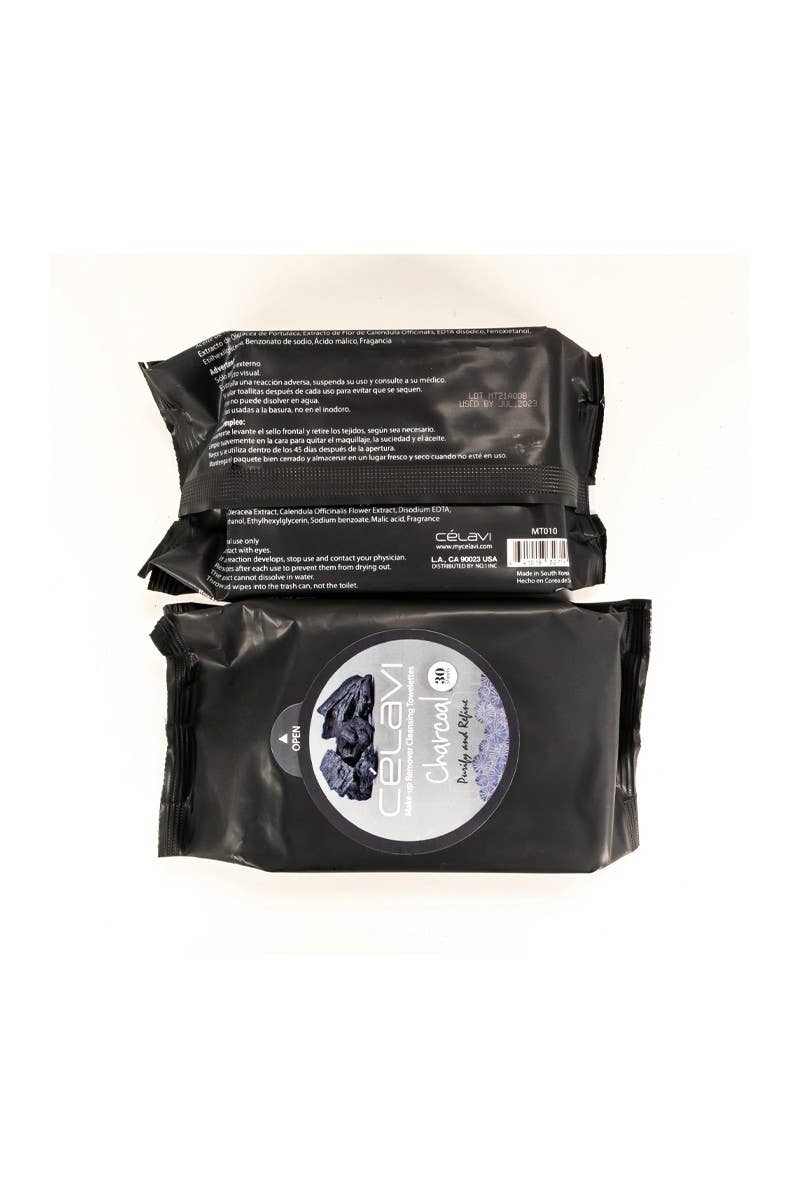 Makeup Remover Wipes - Charcoal