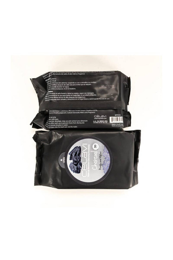 Makeup Remover Wipes - Charcoal