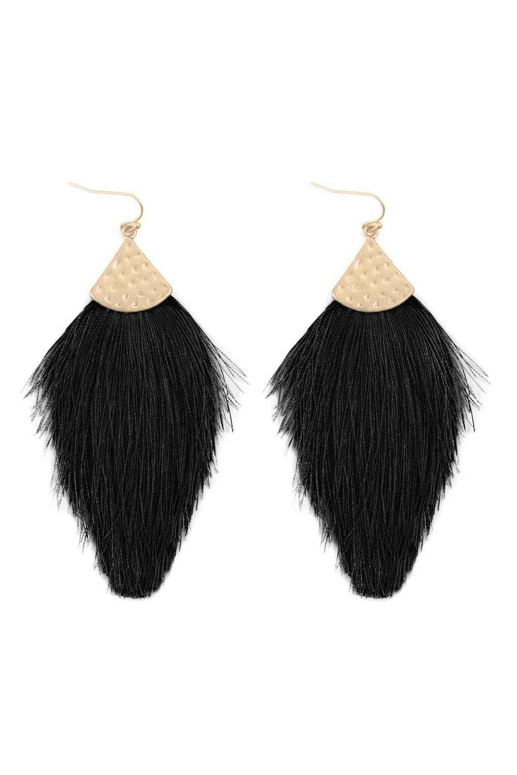 Thread Tassel Drop Earrings