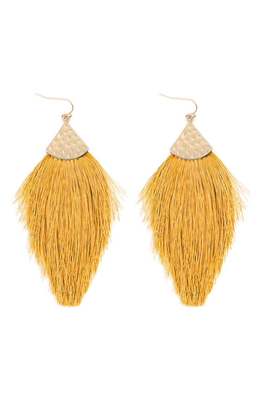 Thread Tassel Drop Earrings