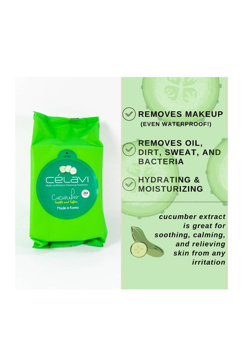 Makeup Remover Wipes - Cucumber