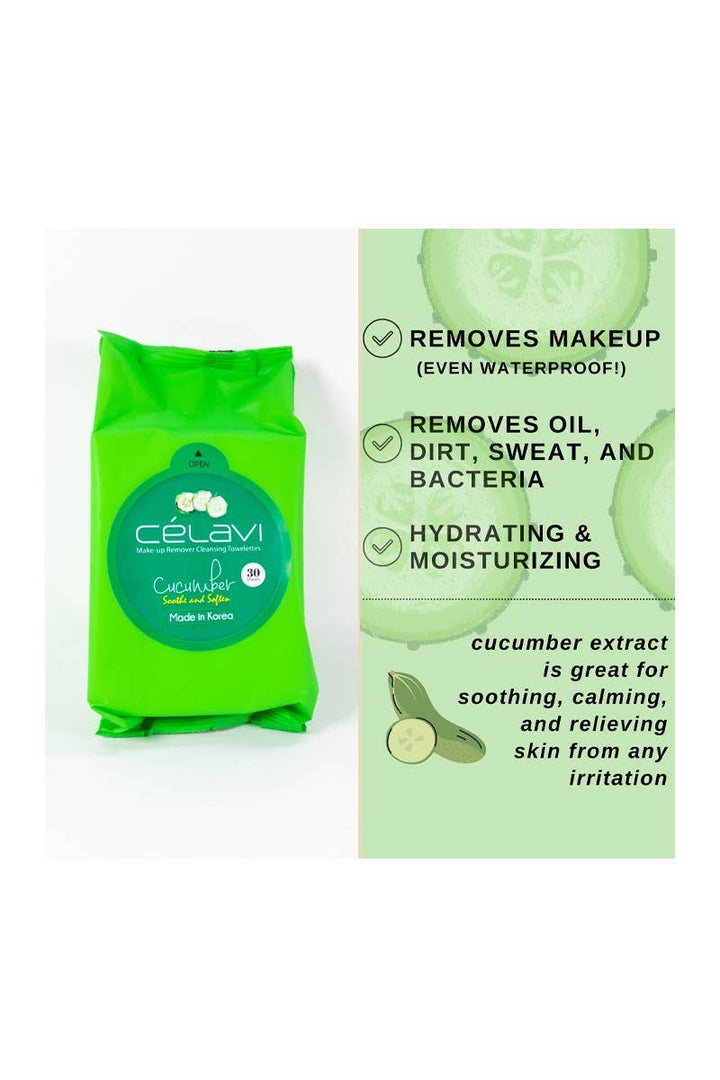 Makeup Remover Wipes - Cucumber
