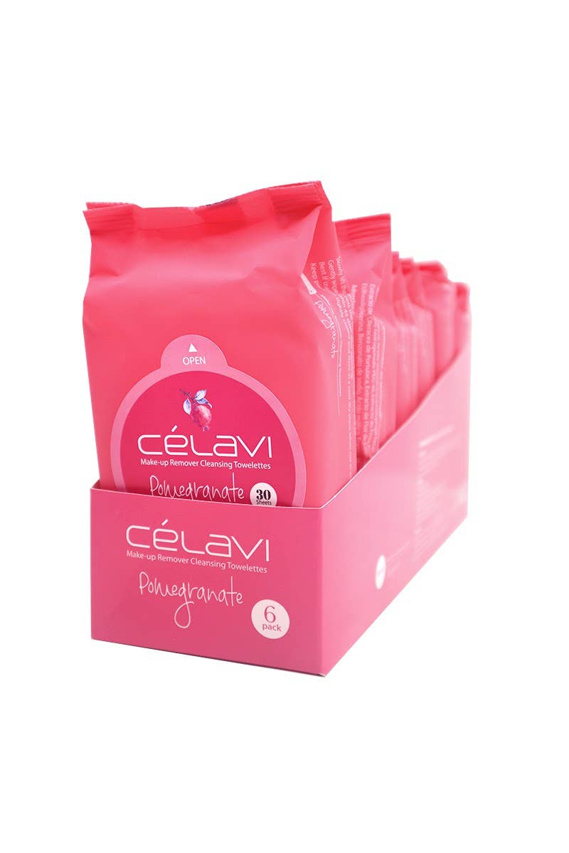 Makeup Remover Wipes - Pomegranate