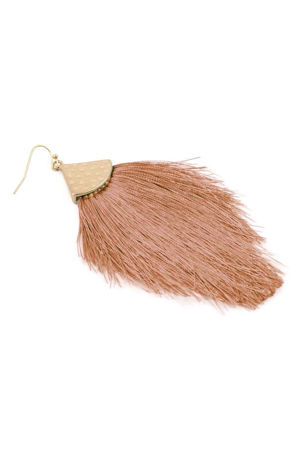 Thread Tassel Drop Earrings