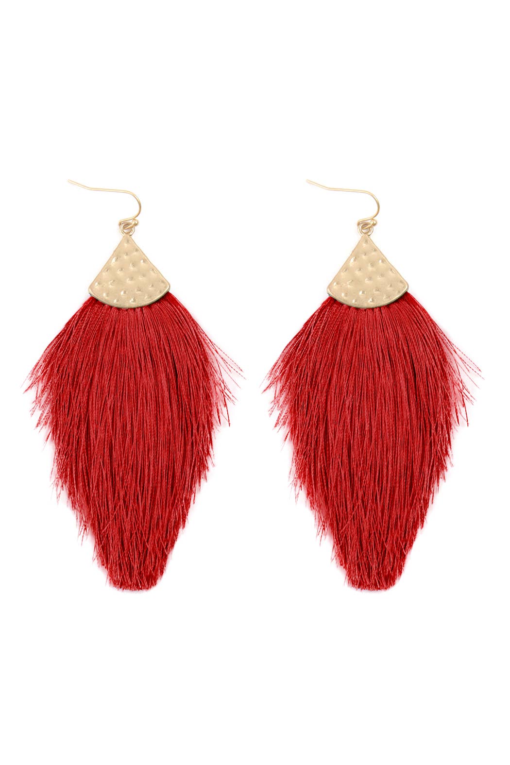 Thread Tassel Drop Earrings