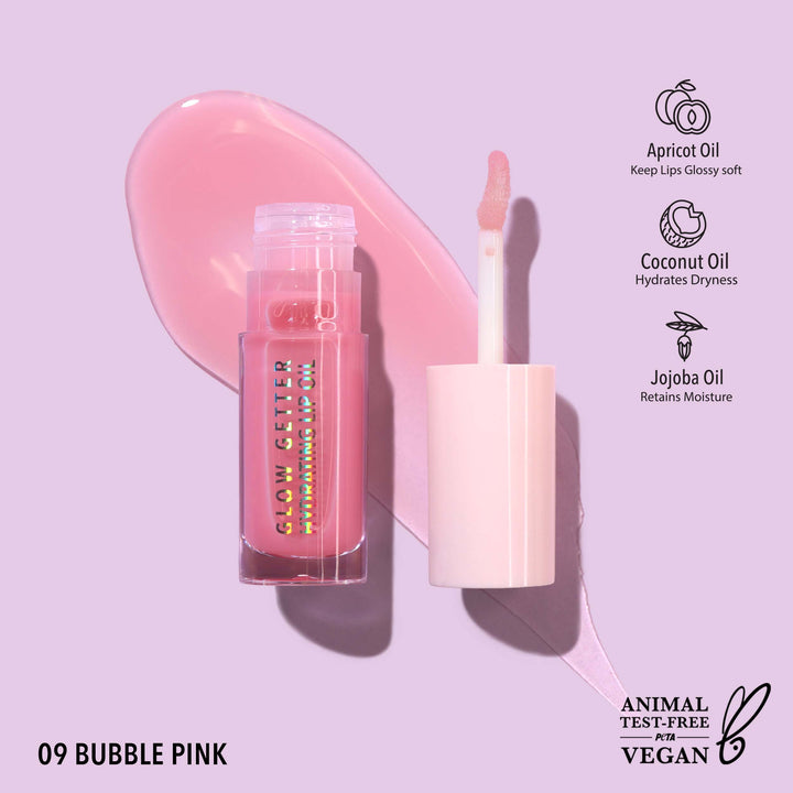 Glow Getter Hydrating Lip Oil (009 Bubble Pink)