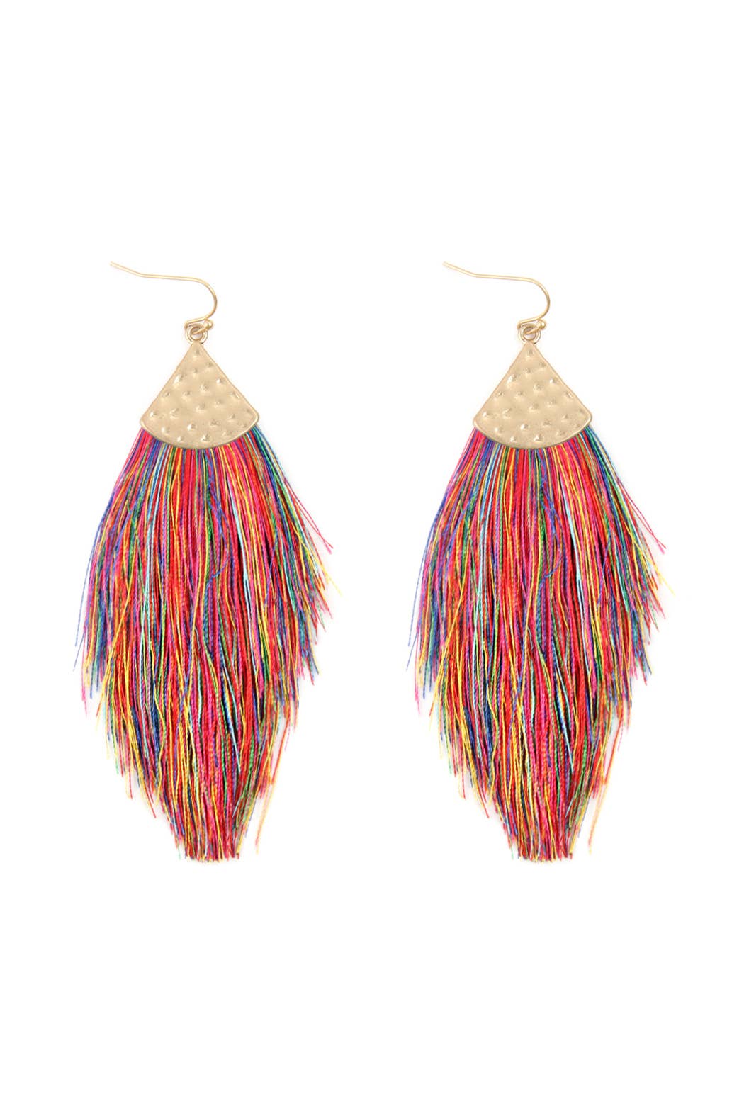 Thread Tassel Drop Earrings