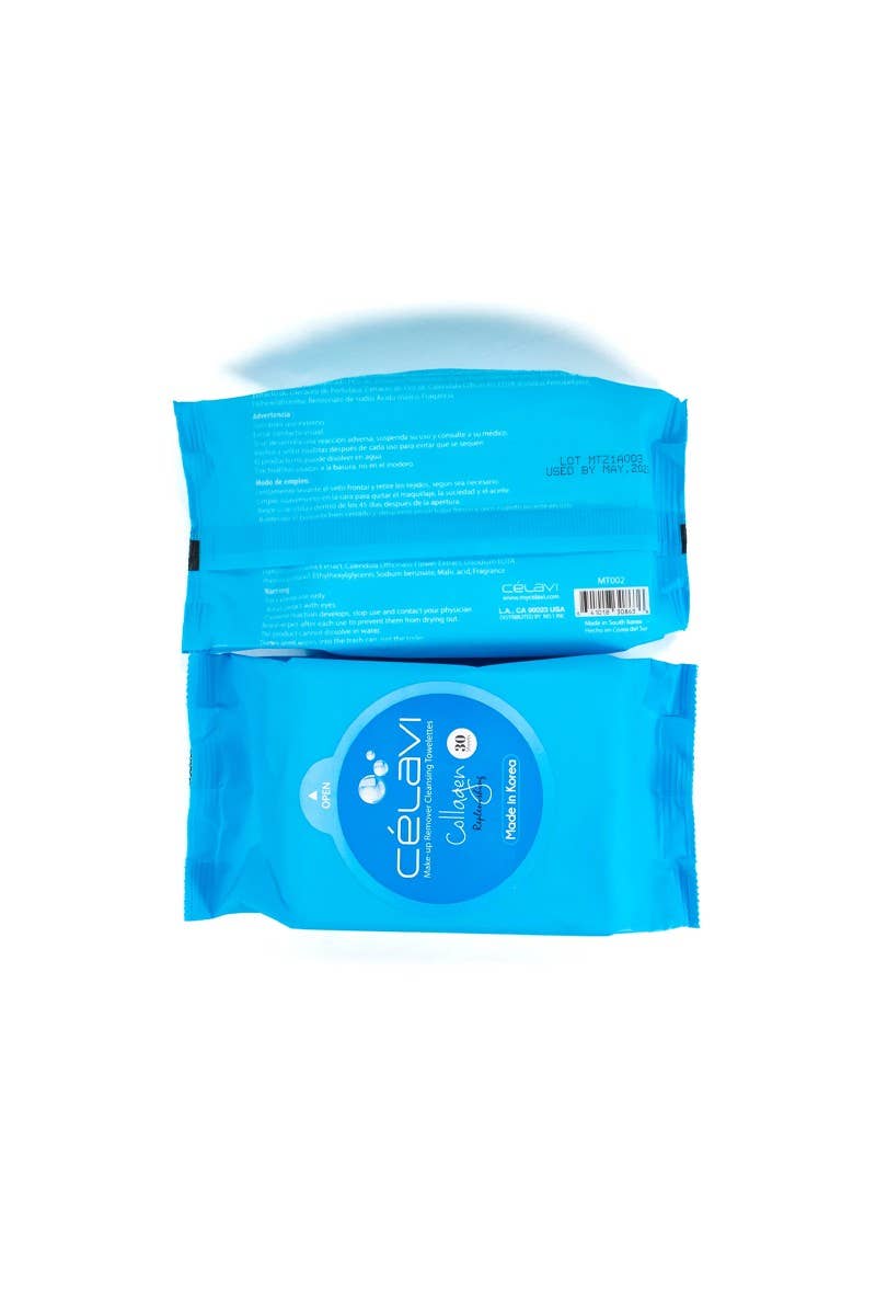 Makeup Remover Wipes - Collagen