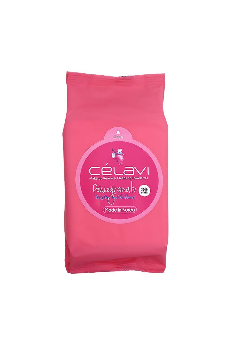 Makeup Remover Wipes - Pomegranate