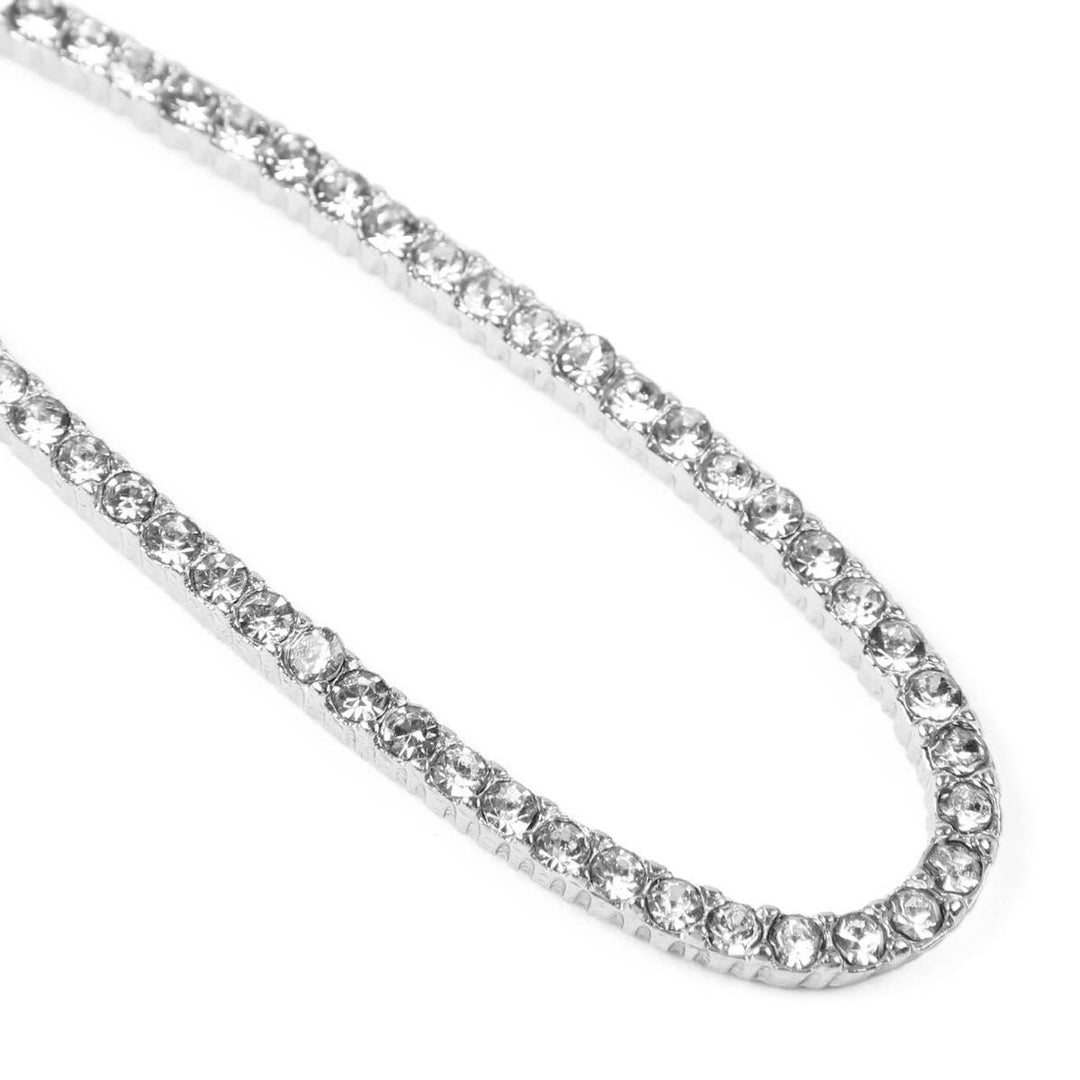 Long Teardrop Rhinestone Earrings