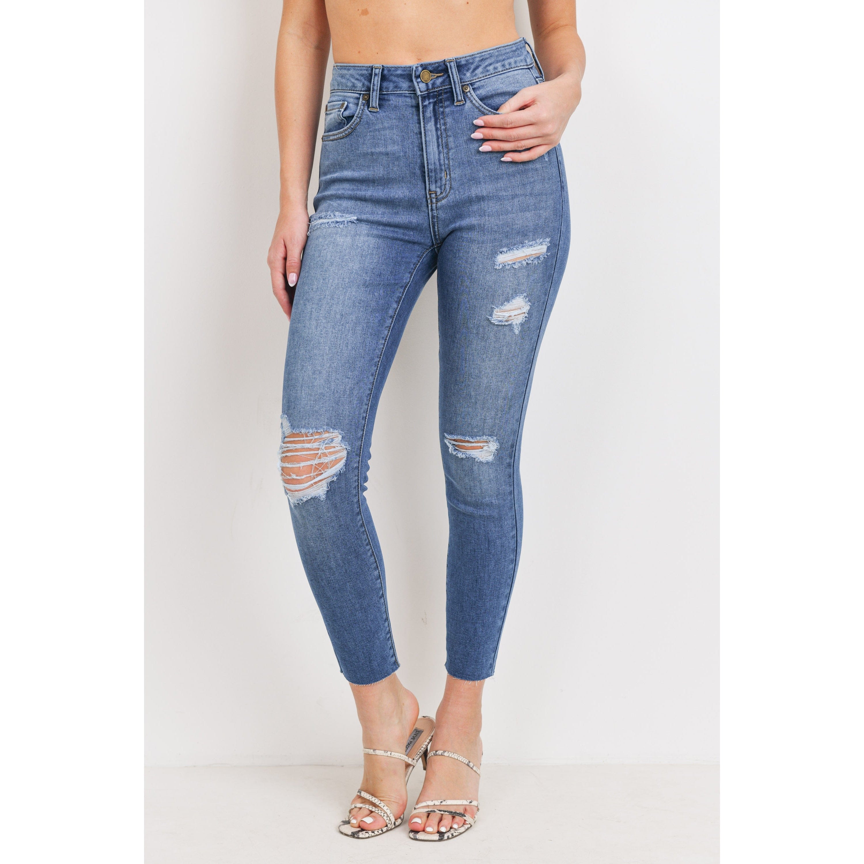 JBD - MOIRA Distressed Scissor Cut Skinny Jeans – STYLES BY SOMA
