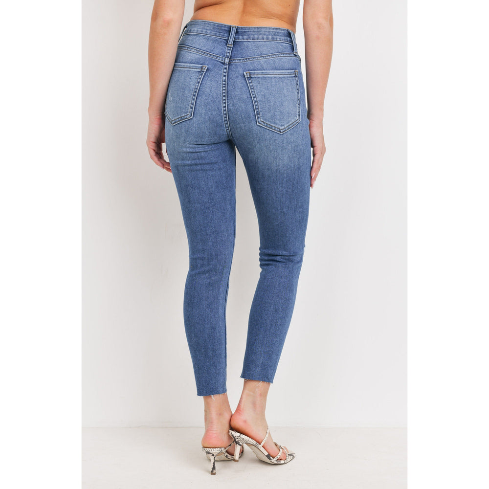 Bottoms JBD - MOIRA Distressed Scissor Cut Skinny Jeans