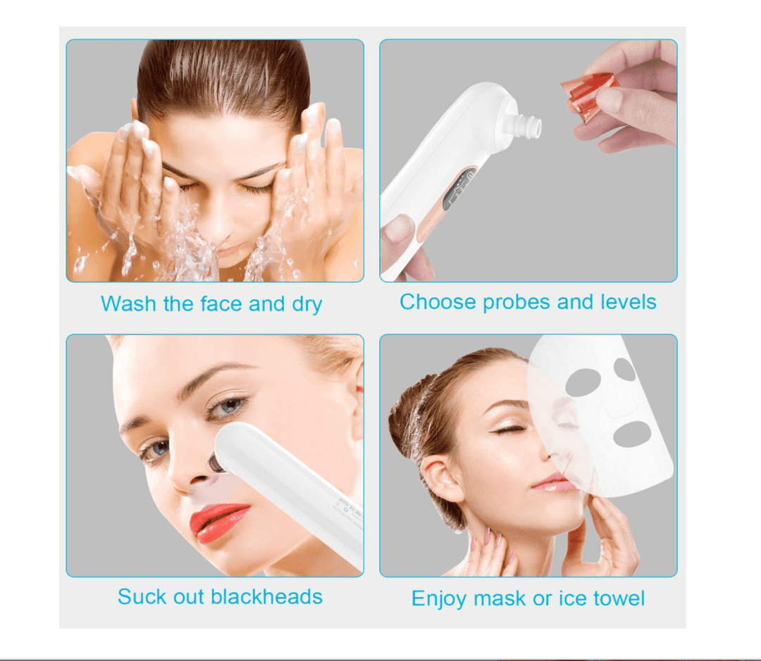 Cosmetics Skincare Device - Vacuum Blackhead Suction/Remover