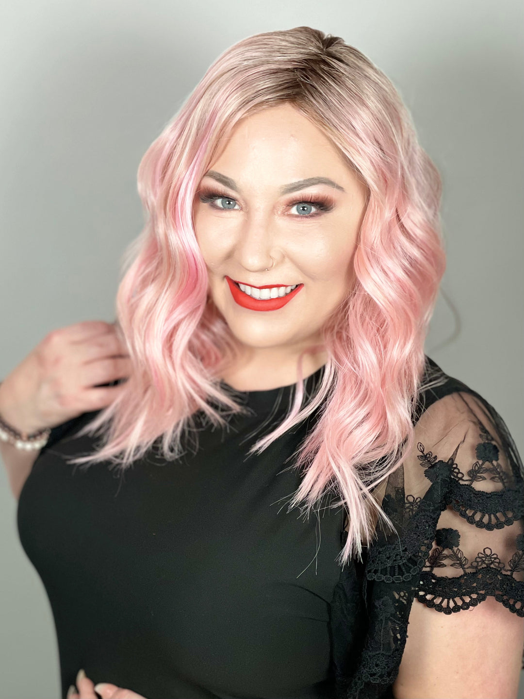 Styles-By-Soma LUXURY WIG RUSH HOUR (LUXE) - Dusty Rose