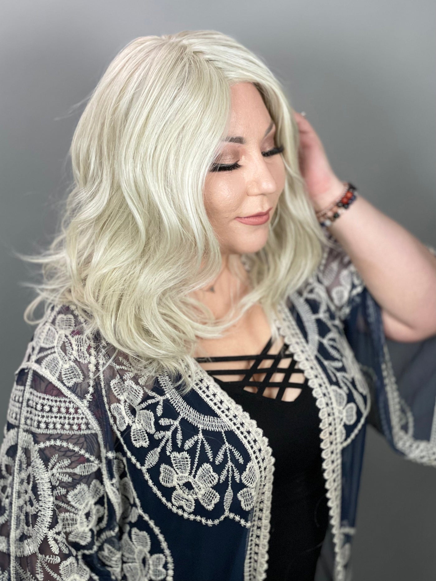 LUXURY WIG GRACIOUS HEART (LUXE) - Pearl Blonde