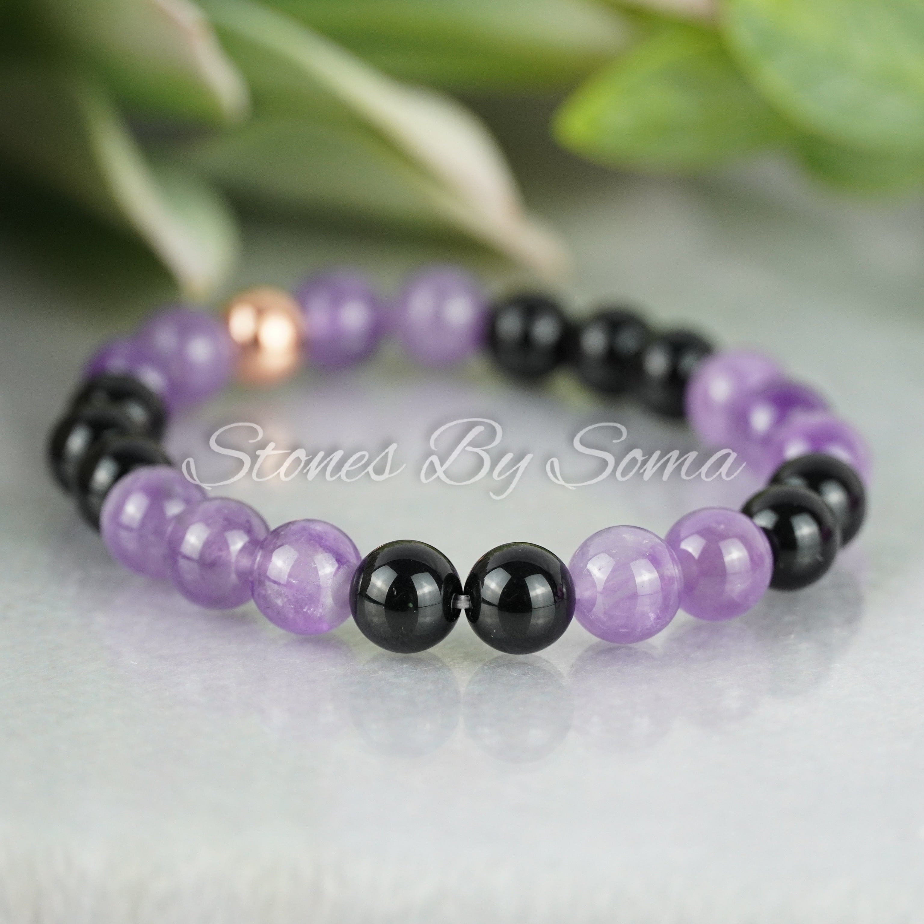 QVVWOPQ 2 Pack 8mm Amethyst Crystal Tiger Eye Stretch India | Ubuy