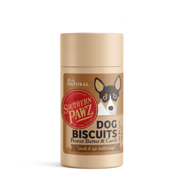 Pets Southern Pawz - Peanut Butter and Carob Lil Bites Canister